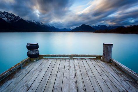 Glenorchy View of Lake Wakatipu from the main jetty at Glenorchy