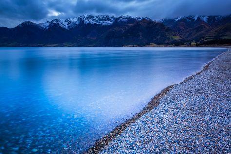 Lake Hawea View over Lake Hawea, New Zealand.