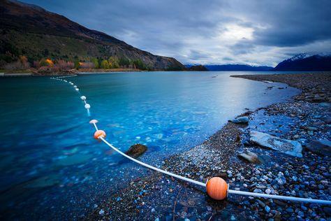 Lake Hawea View over Lake Hawea, New Zealand.