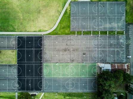 Netball Courts Netball Courts at Maitland Park