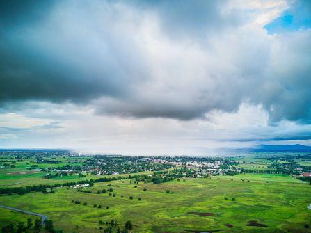 Rain Clouds Rain falling over Maitland NSW