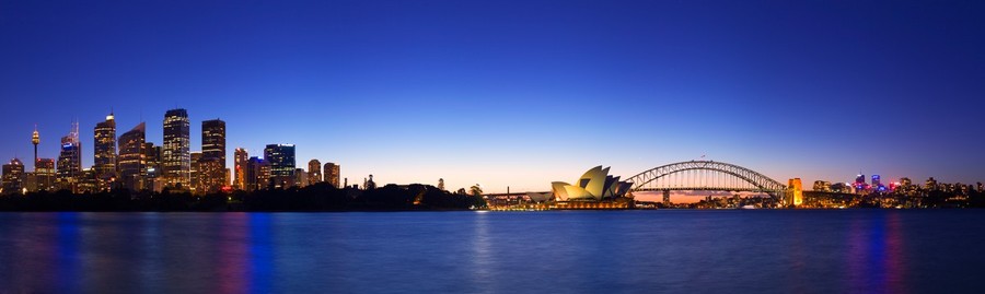 Sydney Skyline Sydney City Skyline, Harbour Bridge and Opera House